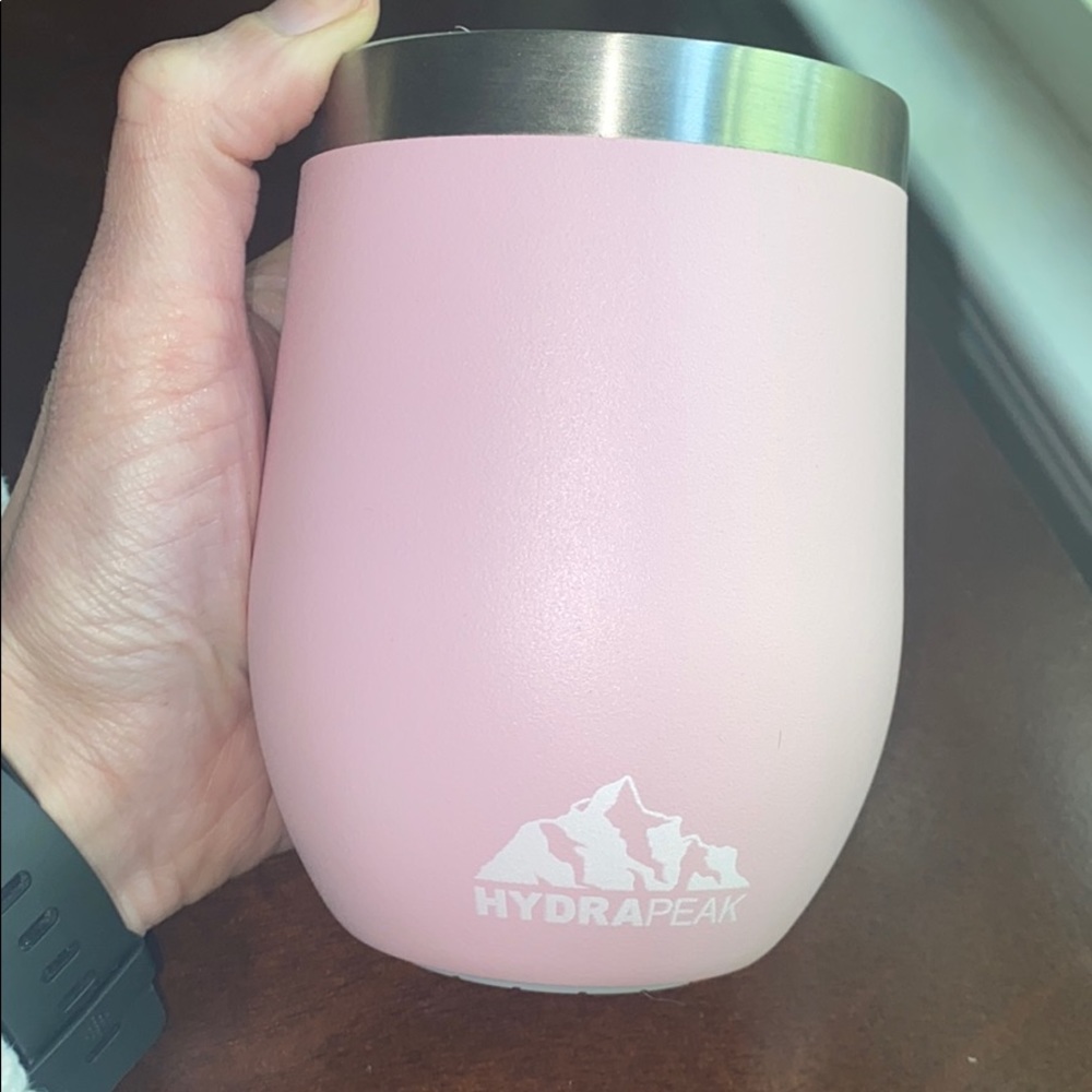 Hydrapeak 12 oz pink mug